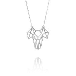 SEB Ram Silver Necklace Icelandic Fashion Jewellery Design Geometric