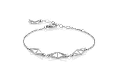 SEB Fly Silver Chain Bracelet Icelandic Fashion Jewellery Design Geometric Simple